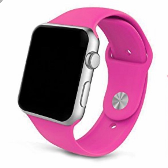 5/$20 NEW Barbie PiNK Silicone Sport Band Apple Watch 44/45mm S/M - Picture 2 of 9
